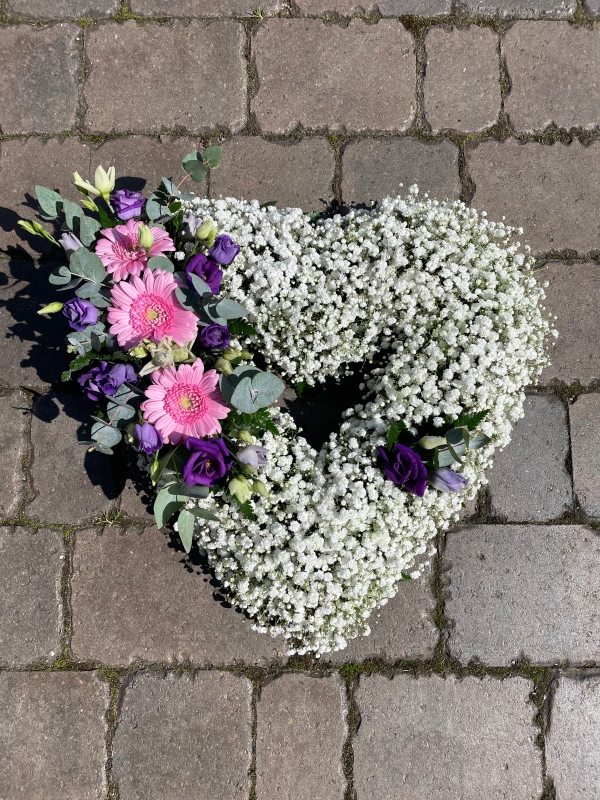 Gypsophila Heart