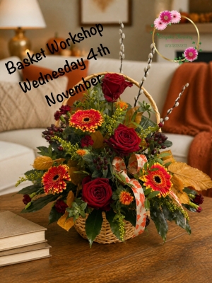 Basket Arrangement Workshop for Learning Week