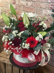 Cranberry Crush Hatbox