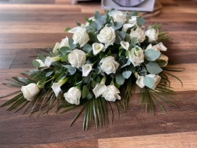 Stemmed Single Ended Rose and Calla Spray